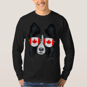 Canadese Vlag Border Collie Hond Canada Zak T-shirt
