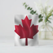 Canadese vlag briefkaart (Staand voorkant)