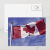 Canadese vlag briefkaart (Voorkant / Achterkant)