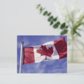 Canadese vlag briefkaart (Staand voorkant)