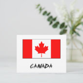 Canadese vlag briefkaart (Staand voorkant)