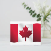 Canadese vlag briefkaart (Staand voorkant)