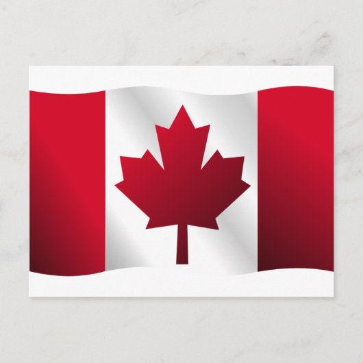 Canadese vlag briefkaart (Voorkant)