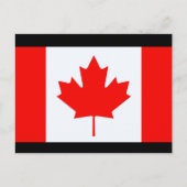 Canadese vlag briefkaart (Voorkant)