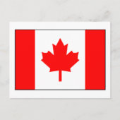 Canadese vlag briefkaart (Voorkant)