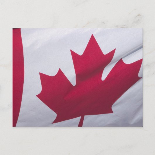 Canadese vlag. briefkaart (Voorkant)
