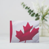 Canadese vlag. briefkaart (Staand voorkant)