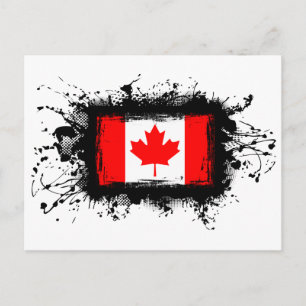 Canadese vlag briefkaart