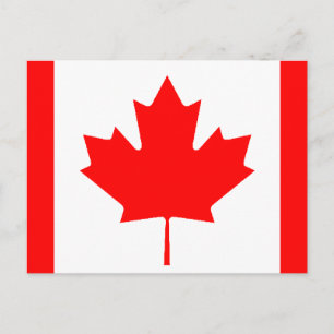 Canadese vlag briefkaart