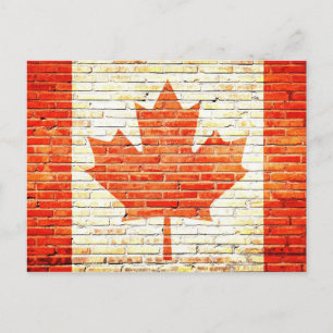 Canadese vlag briefkaart