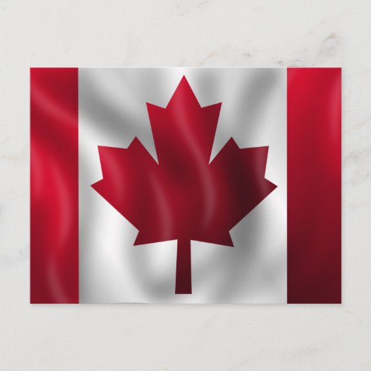 Canadese vlag briefkaart (Voorkant)
