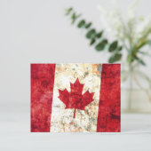 Canadese vlag briefkaart (Staand voorkant)