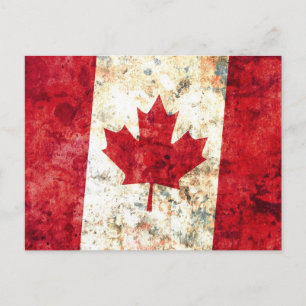 Canadese vlag briefkaart