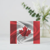 Canadese vlag briefkaart (Staand voorkant)