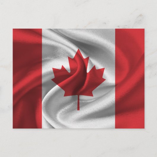 Canadese vlag briefkaart (Voorkant)