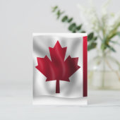 Canadese vlag briefkaart (Staand voorkant)