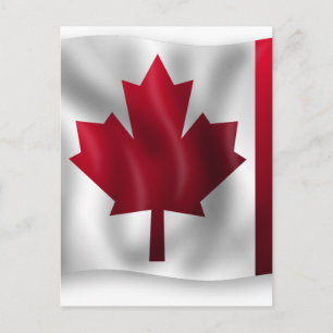 Canadese vlag briefkaart