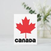 Canadese vlag briefkaart (Staand voorkant)