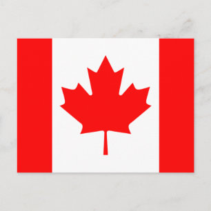 Canadese vlag briefkaart