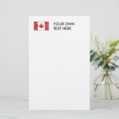  Canadese vlag Briefpapier (Staand voorkant)