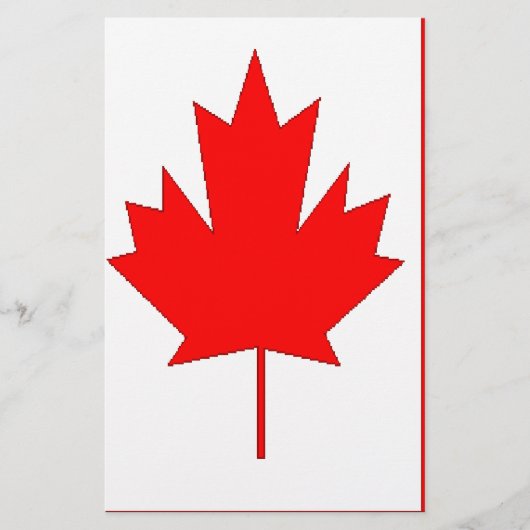 Canadese vlag briefpapier (Voorkant)