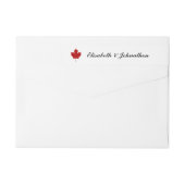 Canadese Vlag Bruiloft (Achterkant)