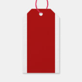 Canadese vlag bruiloft gunst cadeaulabel (Achterkant)