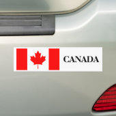 Canadese vlag bumpersticker (Op auto)