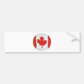 canadese vlag bumpersticker (Voorkant)