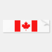 Canadese vlag bumpersticker (Voorkant)