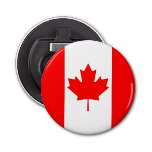 Canadese vlag button flesopener