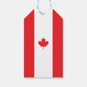 Canadese vlag cadeaulabel (Achterkant)