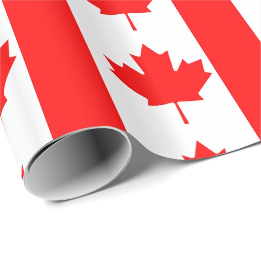 Canadese vlag cadeaupapier (Rol Hoek)