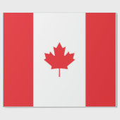 Canadese vlag cadeaupapier (Vlak)
