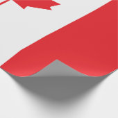 Canadese vlag cadeaupapier (Hoek)