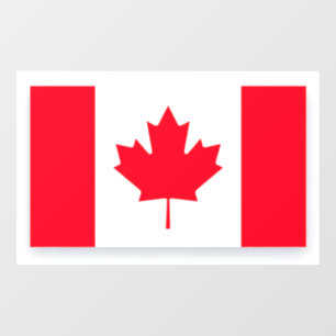 Canadese vlag. CANADA. Groot Raamsticker
