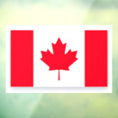 Canadese vlag. CANADA. Groot Raamsticker (Vel 3)