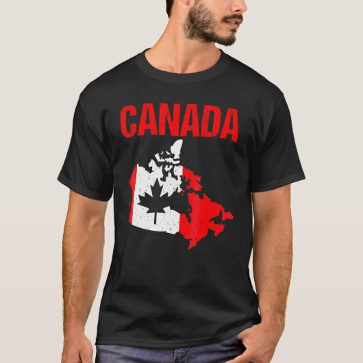 Canadese vlag Canada Independece Maple T-shirt (Voorkant)