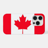 Canadese vlag. CANADA. iPhone Hoesje (Achterkant horizontaal)