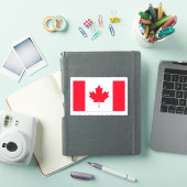 Canadese vlag. CANADA. Maat Medium. Sticker (iPad Cover)