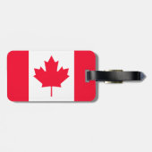 Canadese vlag - Canada Maple Leaf - Bagage ID Labe Bagagelabel (Achterkant horizontaal)
