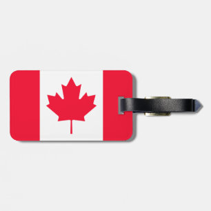 Canadese vlag - Canada Maple Leaf - Bagage ID Labe Bagagelabel