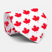 Canadese vlag. CANADA. Patriottisch.  Stropdas (Opgerold)
