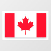 Canadese vlag. CANADA. Raamsticker (Vel)