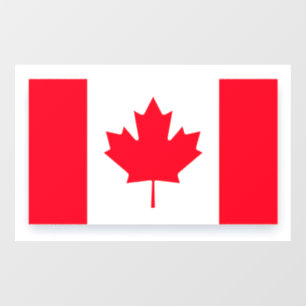 Canadese vlag. CANADA. Raamsticker