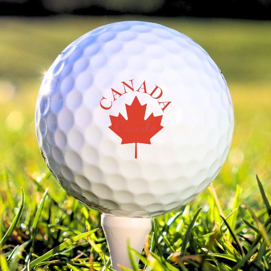Canadese vlag (Canada Red & White) Golfballen