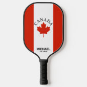 Canadese vlag (Canada Red & White) Pickleball Paddle (Voorkant)