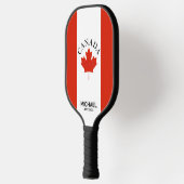 Canadese vlag (Canada Red & White) Pickleball Paddle (Links)