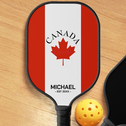 Canadese vlag (Canada Red & White) Pickleball Paddle