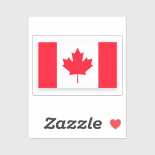 Canadese vlag. CANADA.  Sticker